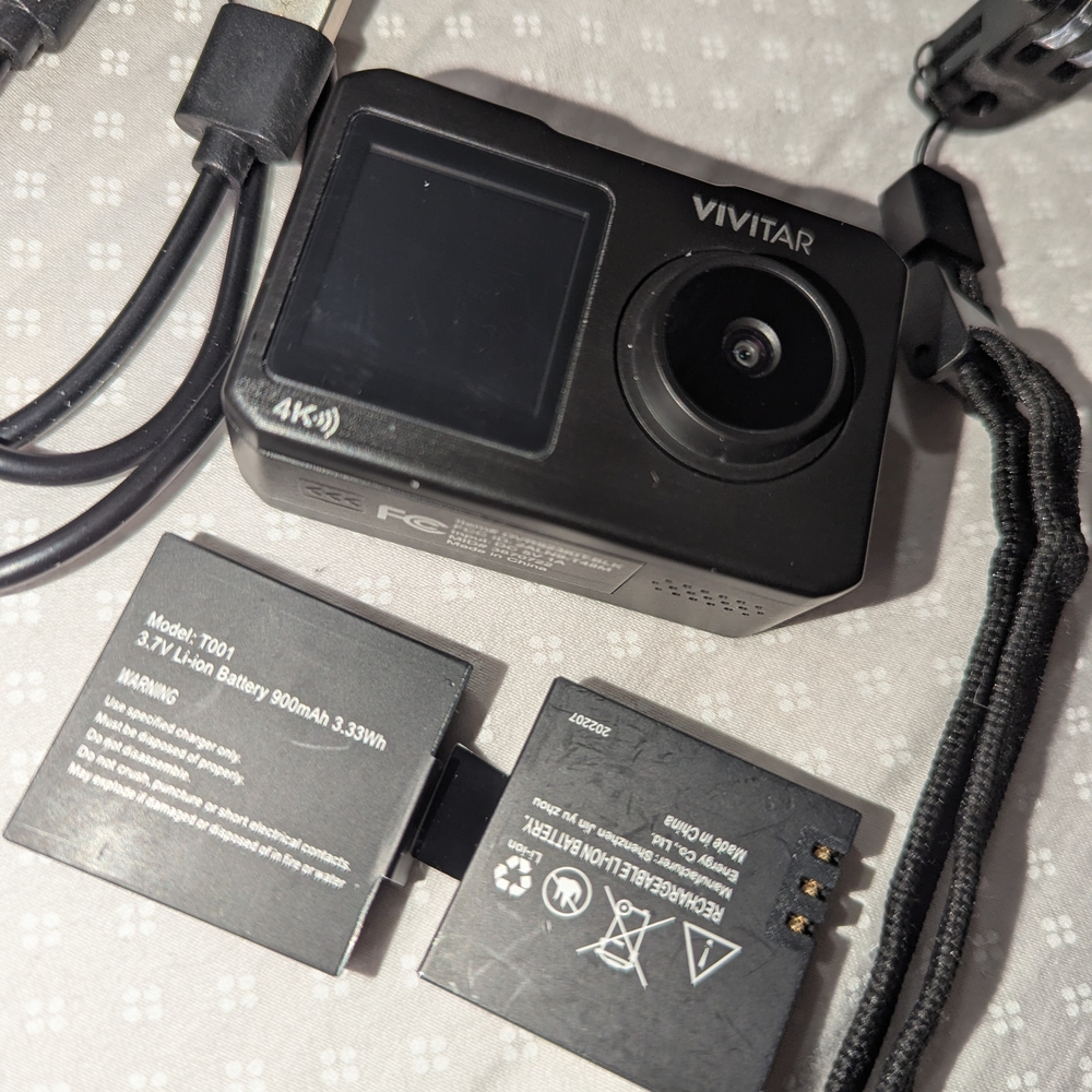 VIVITAR ACTION GO-PRO CAMERA AND ACCESSORIES - Picture 3 of 10